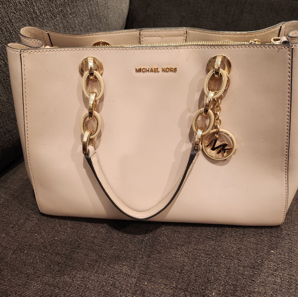Michael Kors Cream Tote Bag